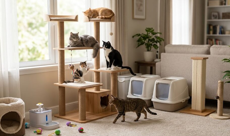 猫の多頭飼いは頭おかしい？理由と成功する飼い方を解説