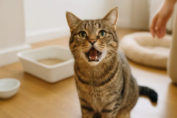 猫がずっとにゃーにゃー鳴いているのはなぜですか?