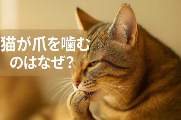 猫が爪を噛む理由とは？日常に潜むストレスサインに注意