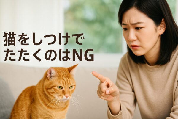 猫をしつけでたたくのはNG！信頼も健康も壊す危険な習慣