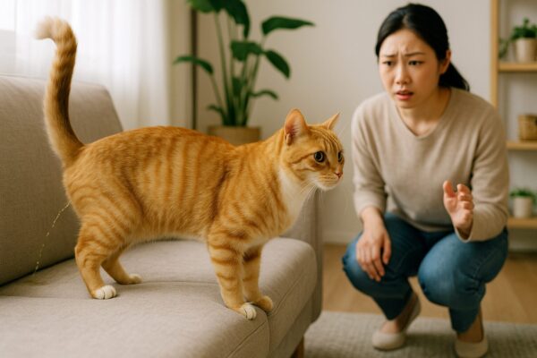 猫が頻繁にマーキングするのはなぜ?