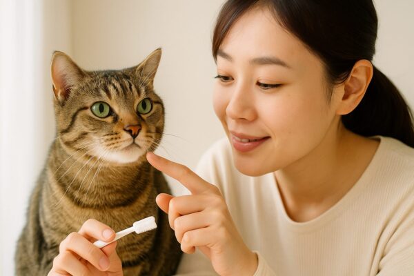 猫の歯磨きのやり方と基本の手順