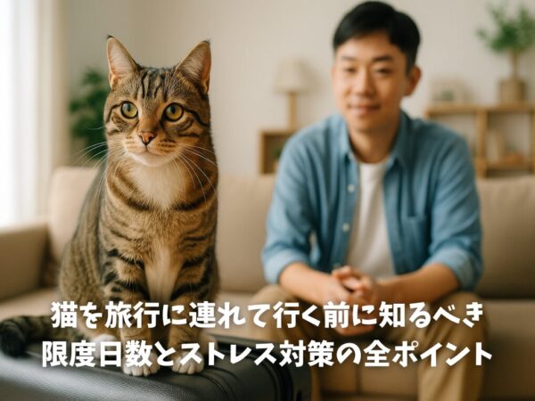 猫を旅行に連れて行く前に知るべき限度日数とストレス対策の全ポイント