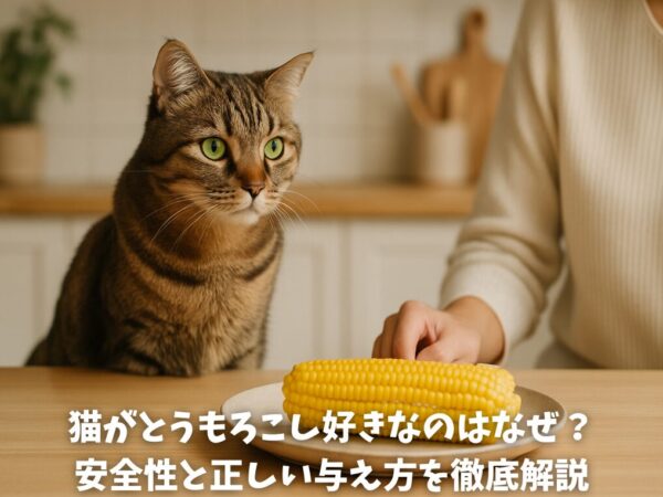 猫がとうもろこし好きなのはなぜ？安全性と正しい与え方を徹底解説