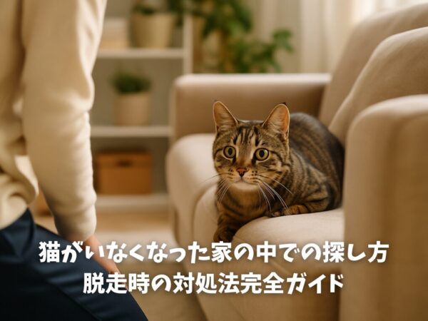 猫がいなくなった家の中での探し方と脱走時の対処法完全ガイド
