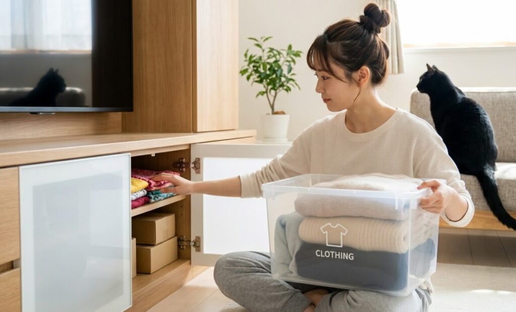 対策の第一歩は対象物を物理的に隠す事