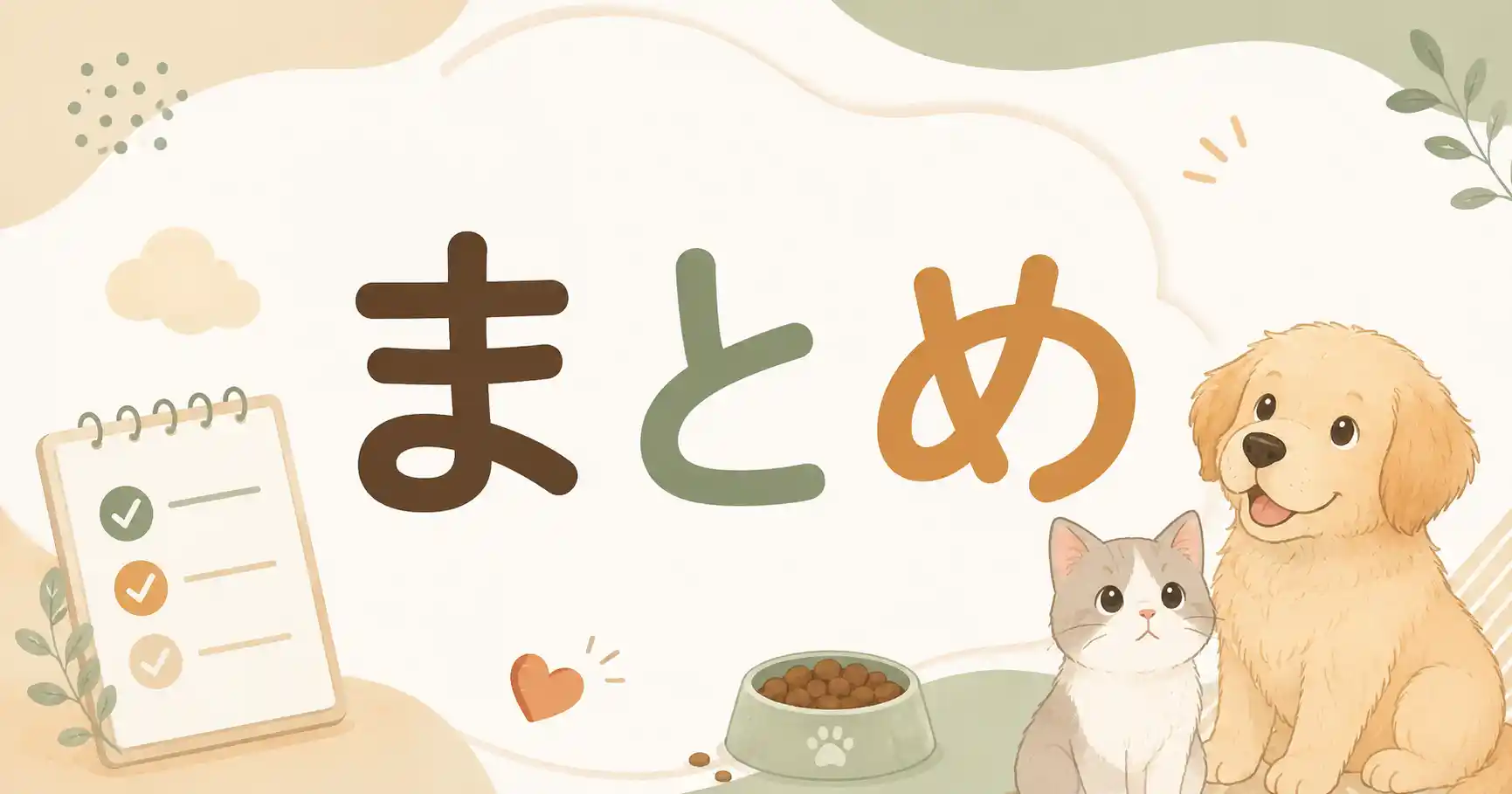 まとめ：犬猫生活が怪しいかを確かめたら少量のお試しから